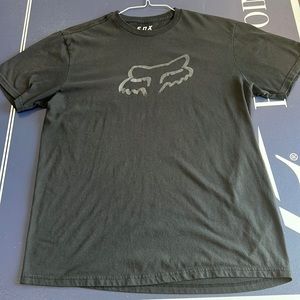 Fox mens large black tee shirt